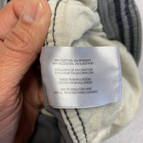 Vintage Gap Jogger Pants Mens XL Gray Chino Twill Pull On Drawstring Y2K - Picture 4 of 8